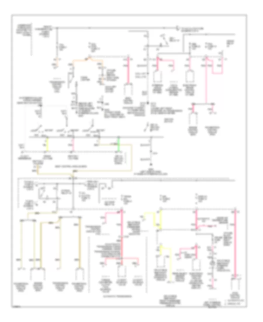 3 8L VIN 2 Power Distribution Wiring Diagram 2 of 4 for Buick Allure CX 2008