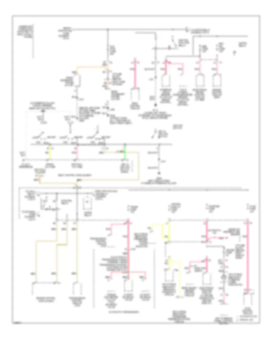 5 3L VIN C Power Distribution Wiring Diagram 2 of 3 for Buick Allure CX 2008