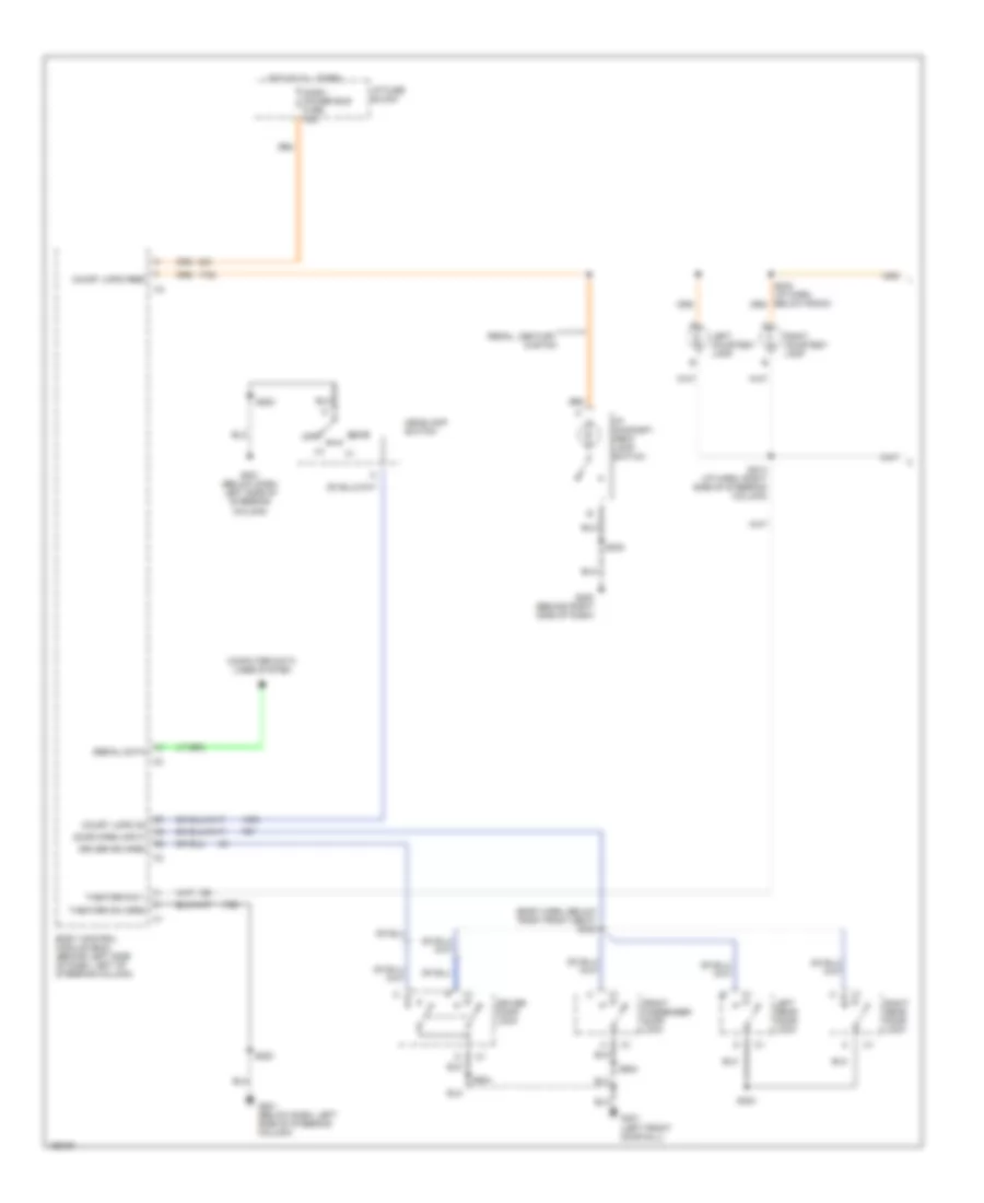 Courtesy Lamps Wiring Diagram 1 of 2 for Buick Century Custom 2002