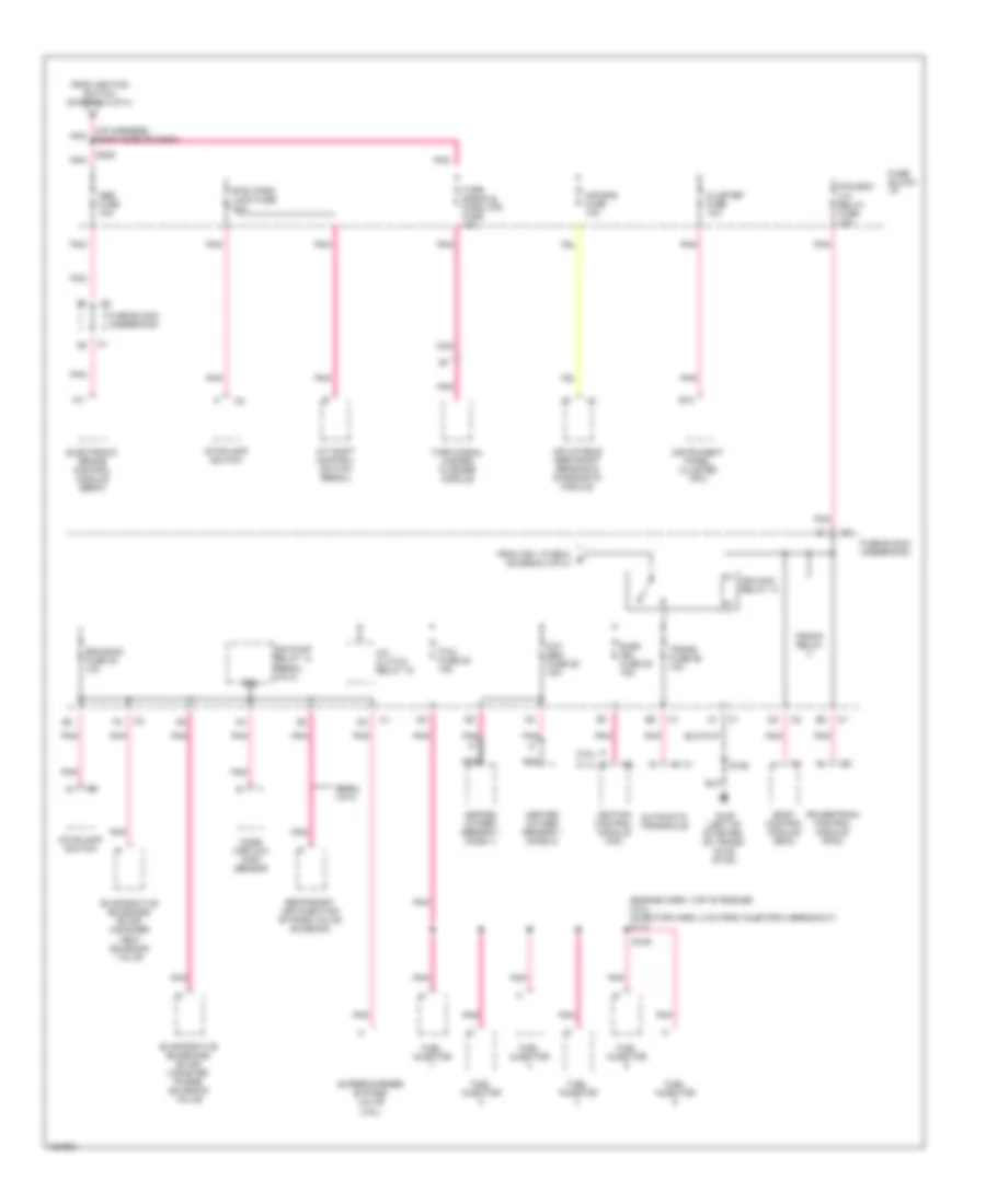 Power Distribution Wiring Diagram (3 of 3) for Buick Century Custom 2002
