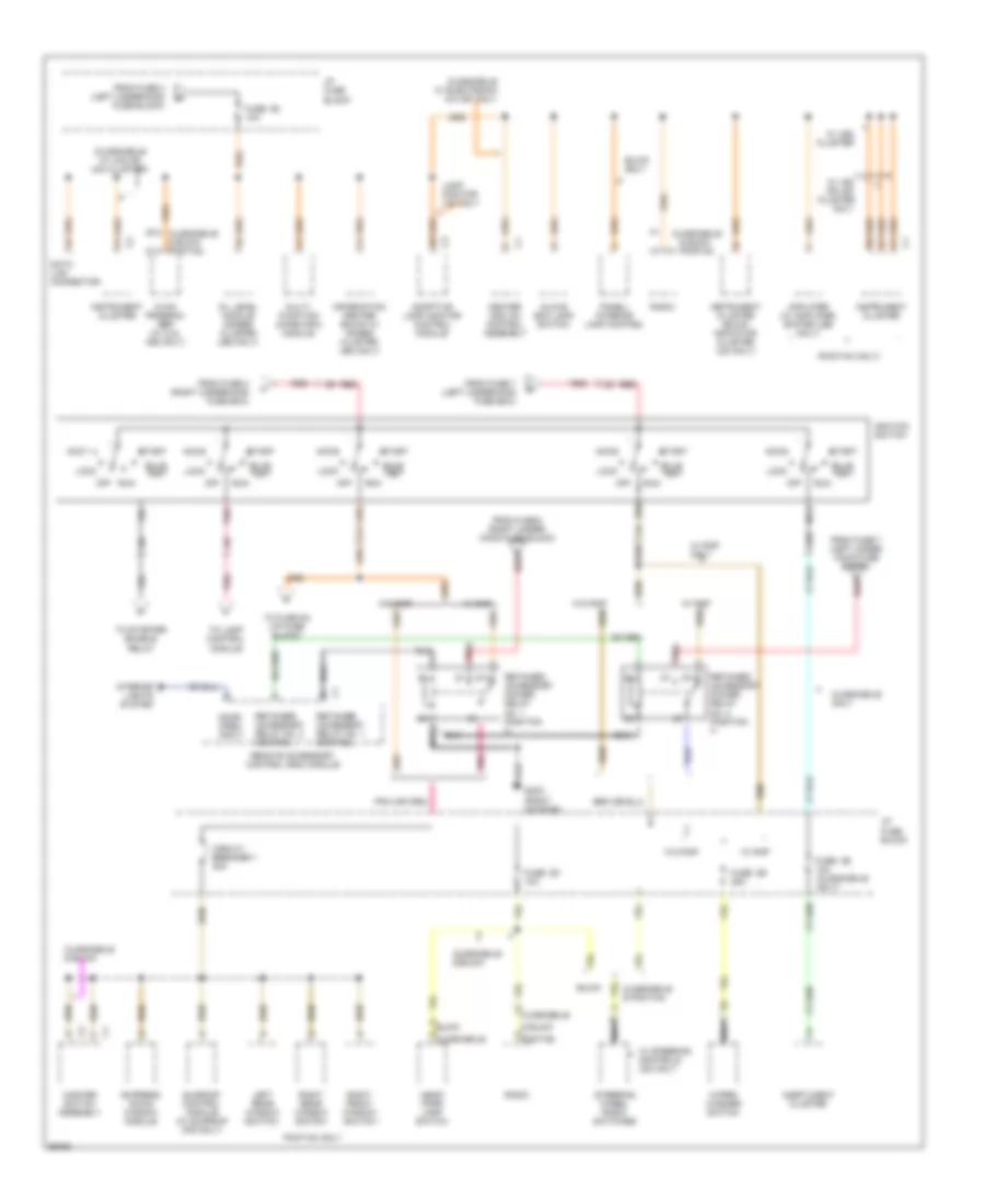 Power Distribution Wiring Diagram 4 of 6 for Buick LeSabre Custom 1995