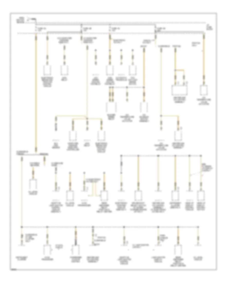 Power Distribution Wiring Diagram (5 of 6) for Buick LeSabre Custom 1995