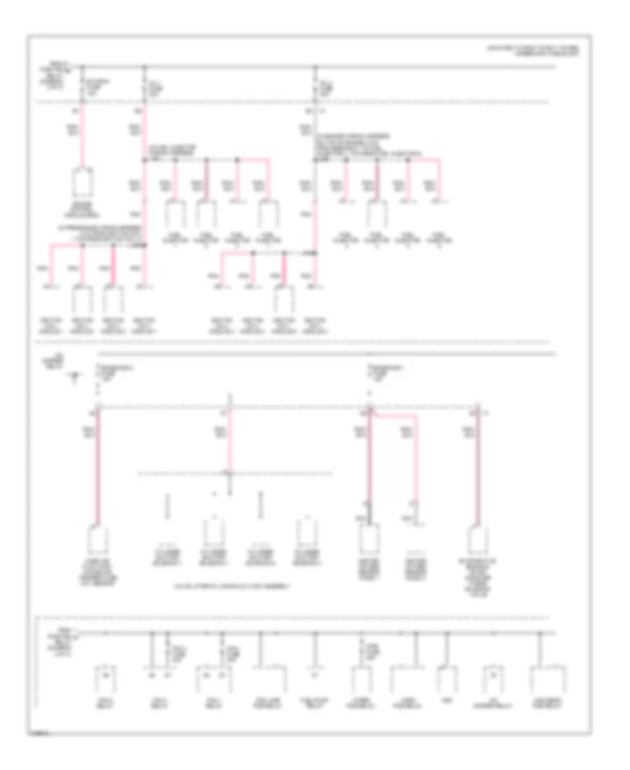 5 3L VIN C Power Distribution Wiring Diagram 3 of 3 for Buick Allure CXL 2008