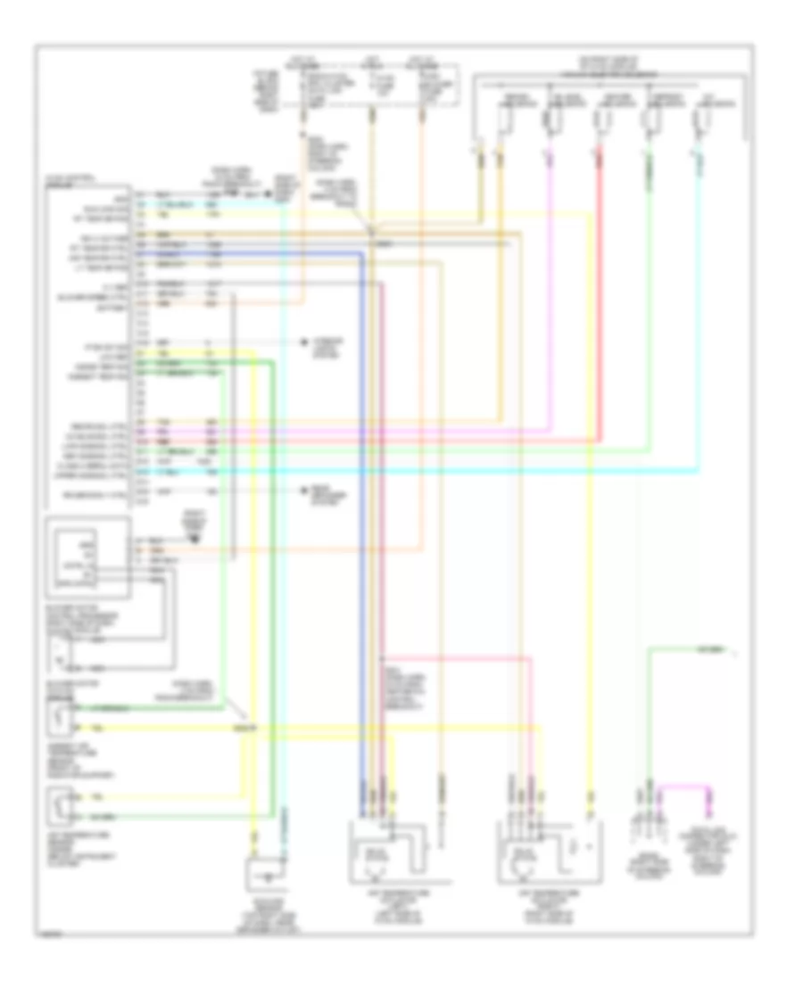 Automatic AC Wiring Diagram (1 of 2) for Buick Century Limited 2002