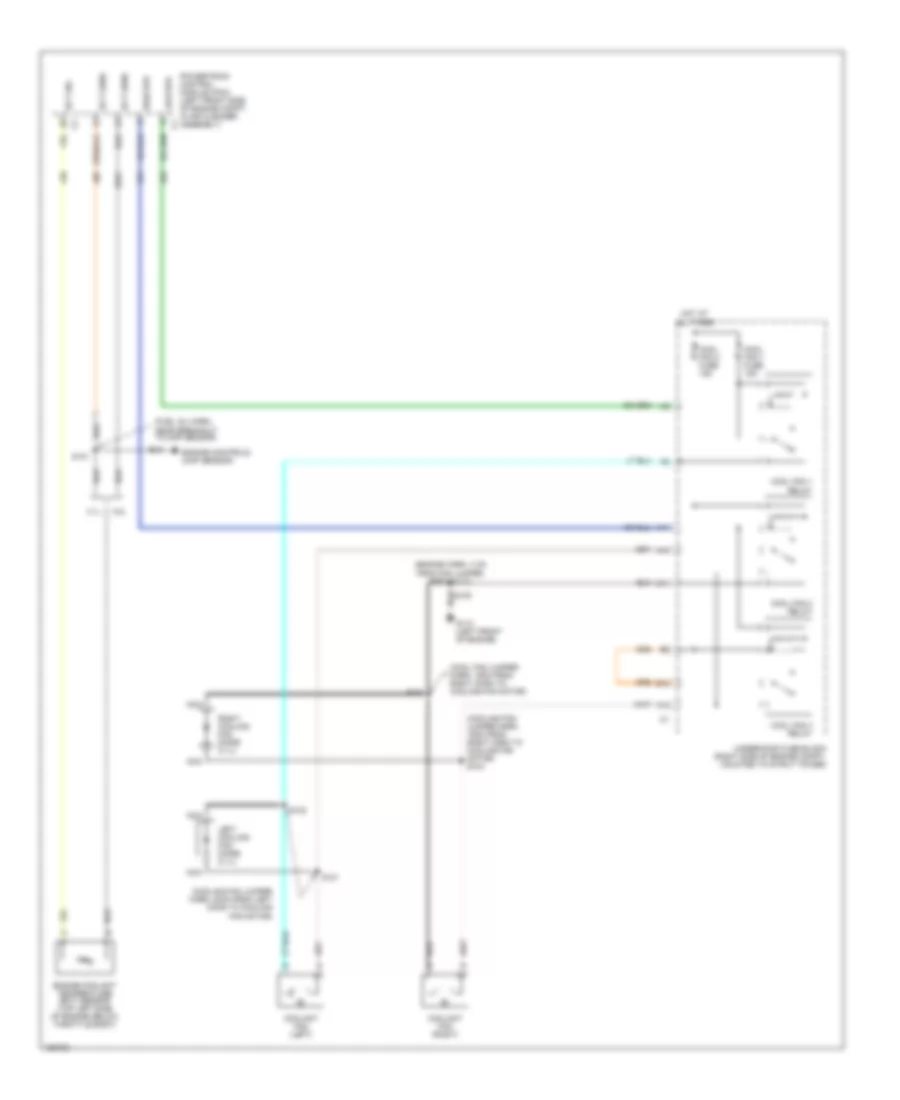 Cooling Fan Wiring Diagram for Buick Century Limited 2002