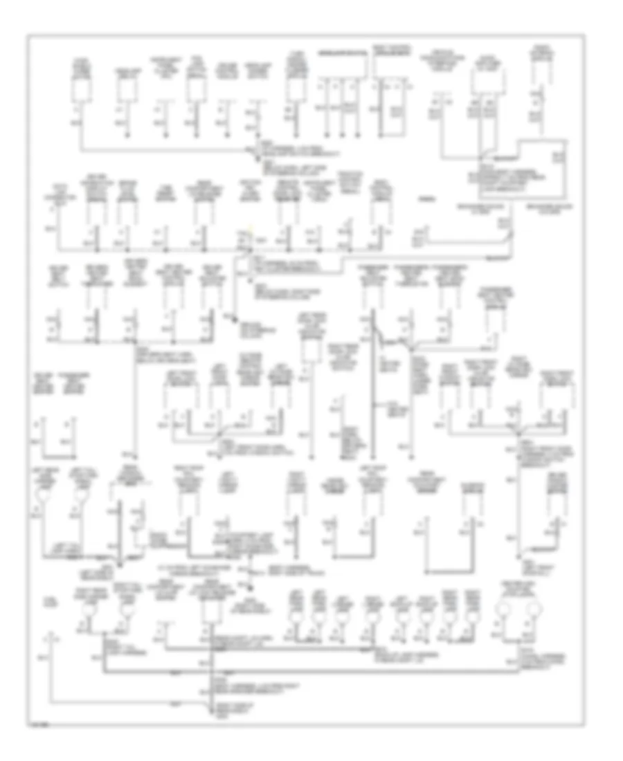 Ground Distribution Wiring Diagram 2 of 2 for Buick Century Limited 2002