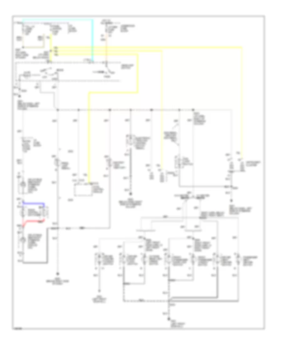 Instrument Illumination Wiring Diagram for Buick Century Limited 2002