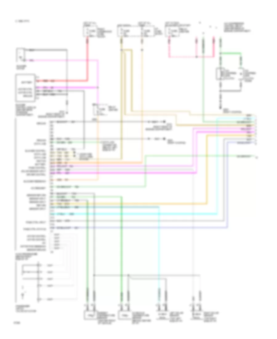 A C Wiring Diagram Auto A C 1 of 2 for Buick LeSabre Limited 1995