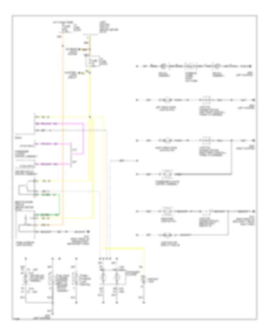 Instrument Illumination Wiring Diagram for Buick LeSabre Limited 1995