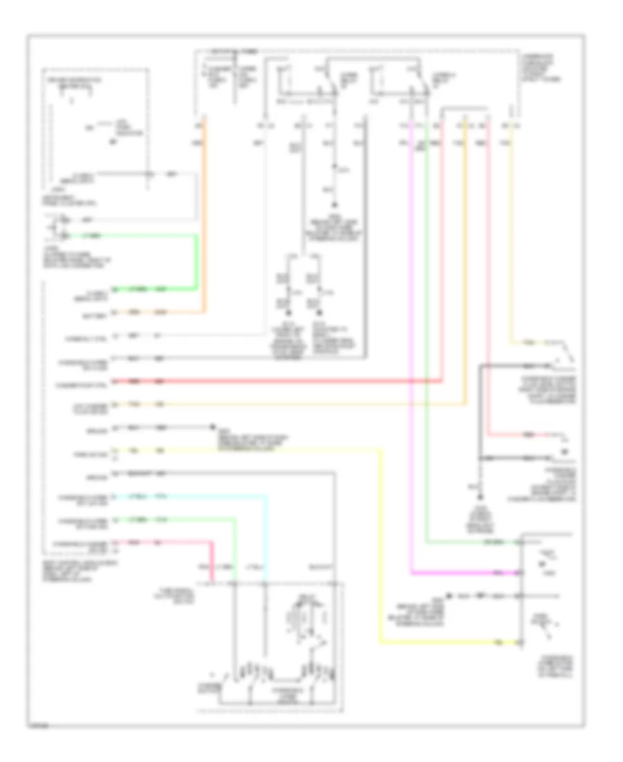 3.8L VIN 2, WiperWasher Wiring Diagram for Buick Allure CXS 2008