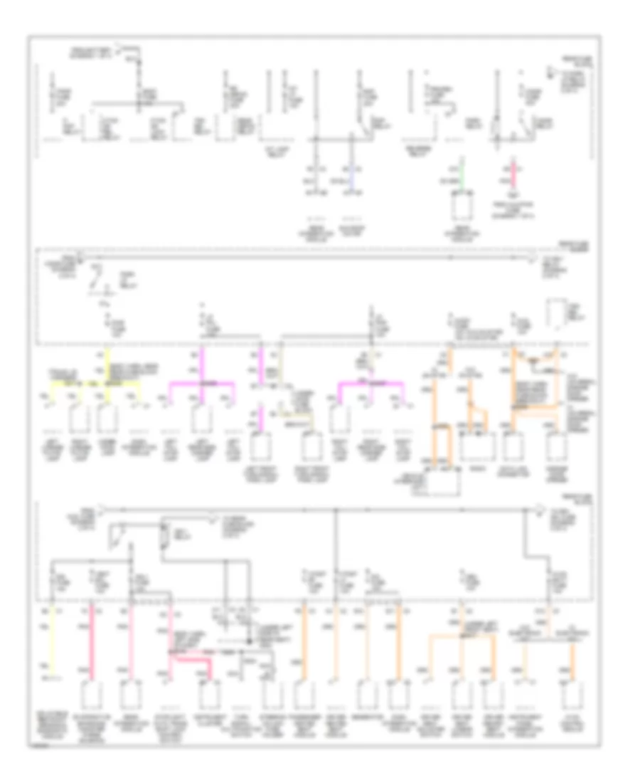 Power Distribution Wiring Diagram 2 of 4 for Buick LeSabre Custom 2002