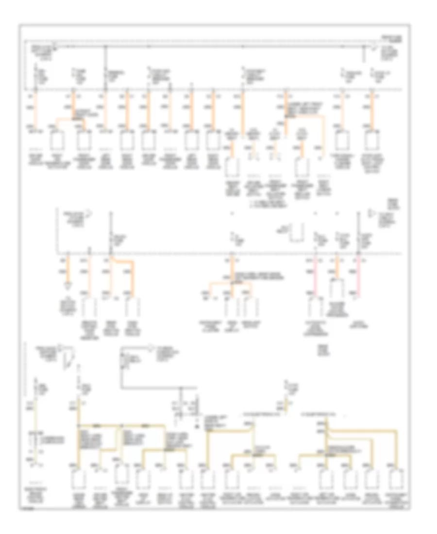 Power Distribution Wiring Diagram 3 of 4 for Buick LeSabre Custom 2002