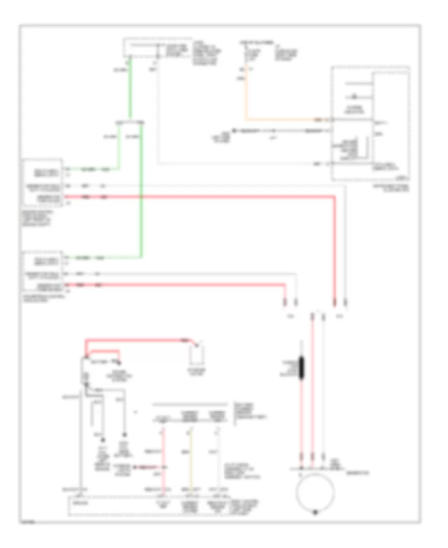 Charging Wiring Diagram for Buick Allure Super 2008
