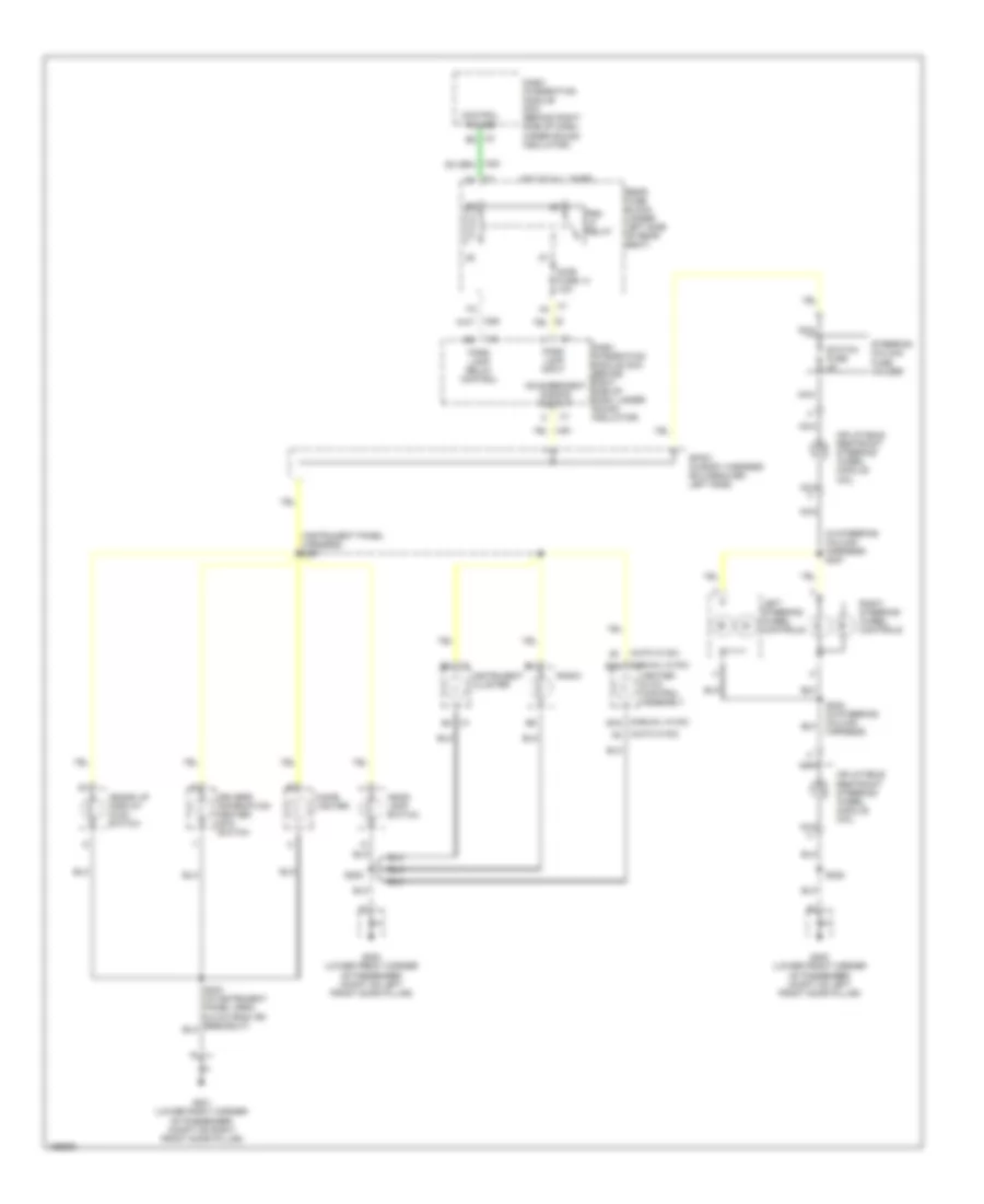 Instrument Illumination Wiring Diagram 1 of 2 for Buick LeSabre Limited 2002