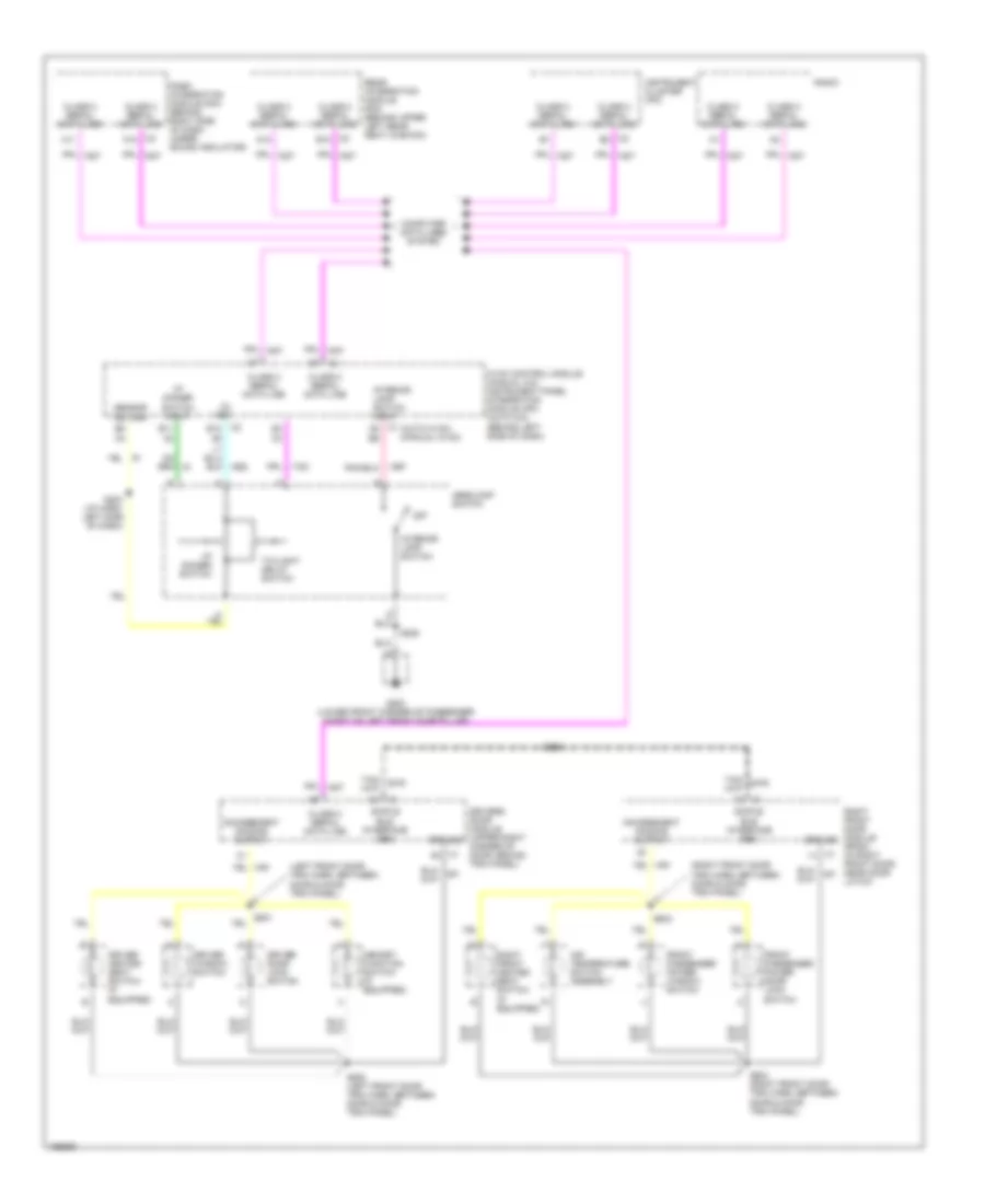 Instrument Illumination Wiring Diagram (2 of 2) for Buick LeSabre Limited 2002