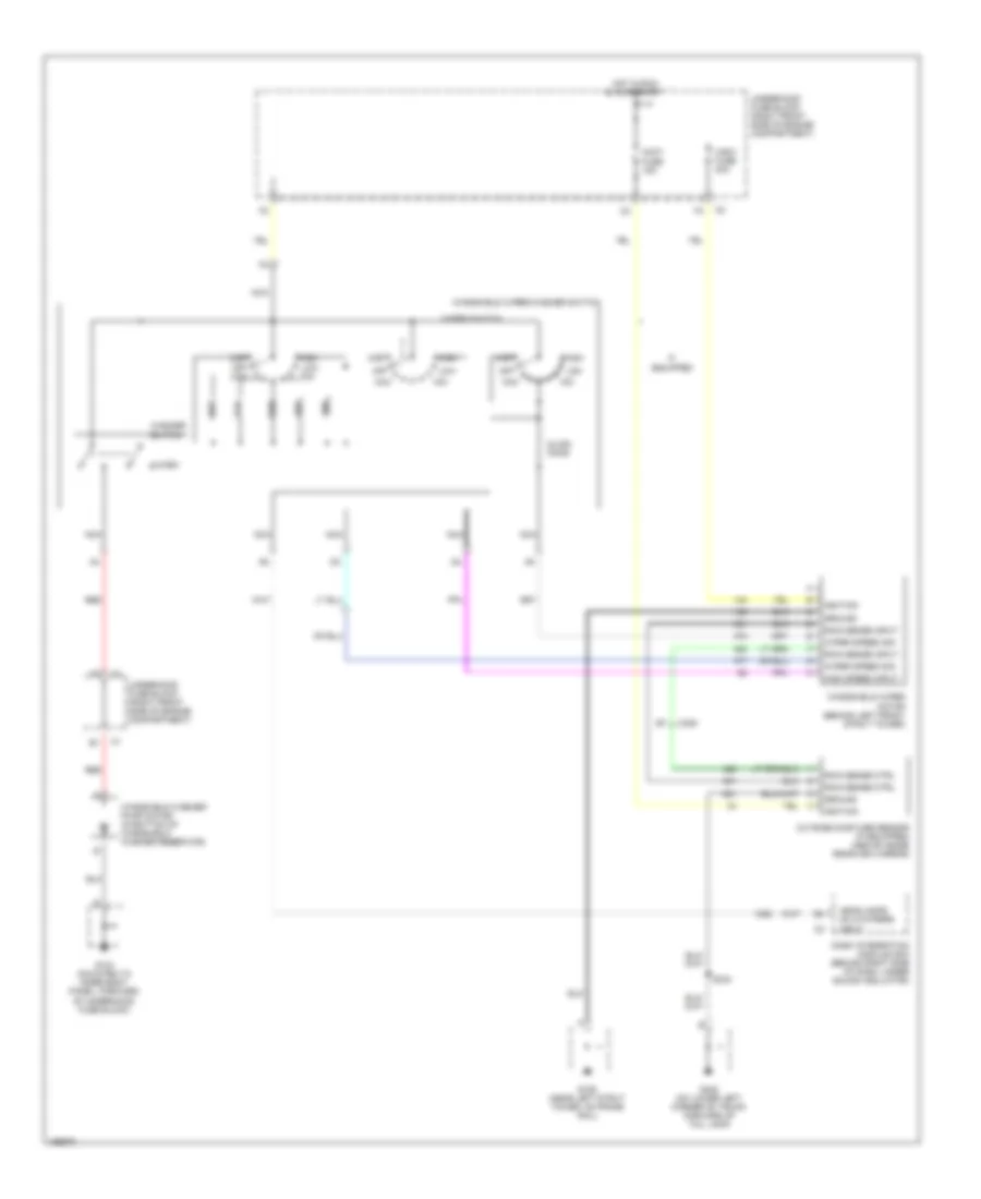 Электросхема стеклоочистителя, дворников и омывателя для Buick LeSabre Limited 2002