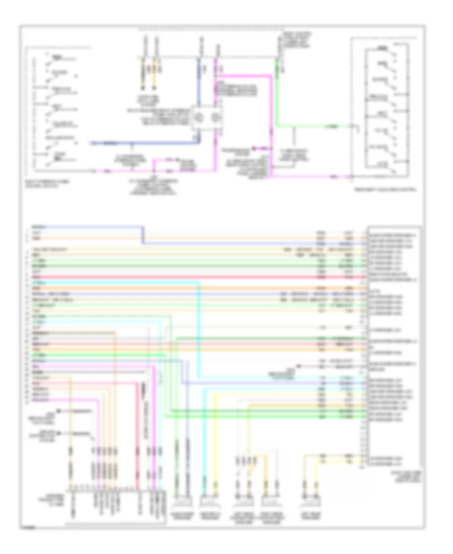 Radio Wiring Diagram, with Premium Amplifier (3 of 3) for Buick Enclave CX 2008