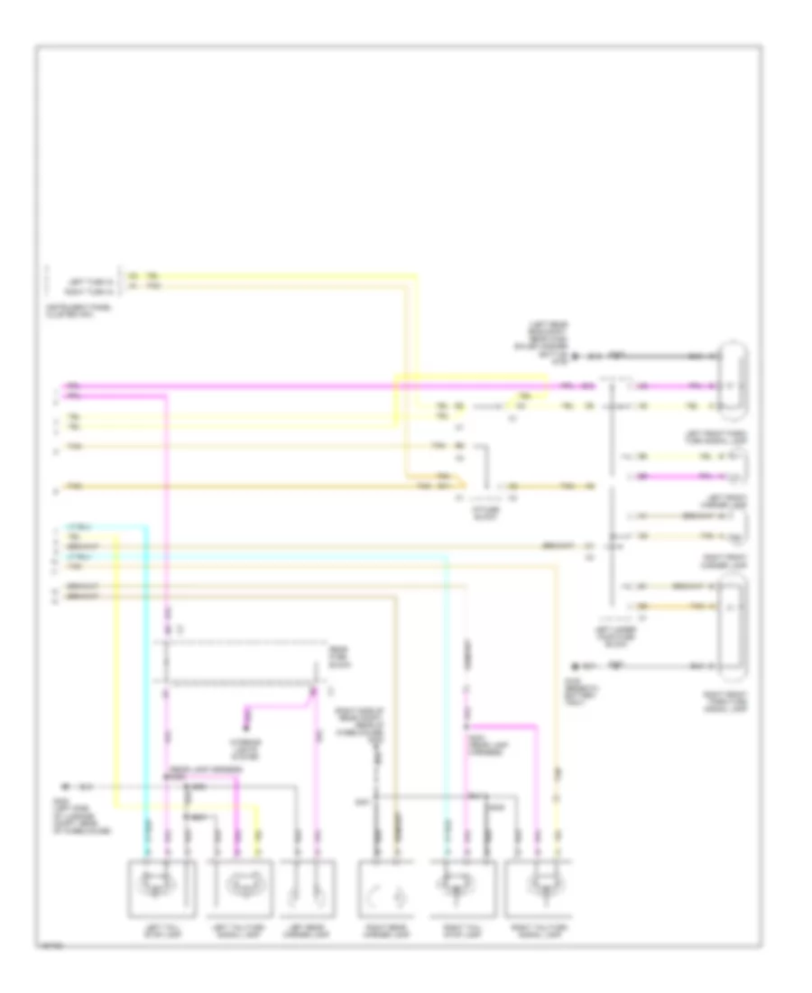 Exterior Lamps Wiring Diagram 2 of 2 for Buick Park Avenue 2002