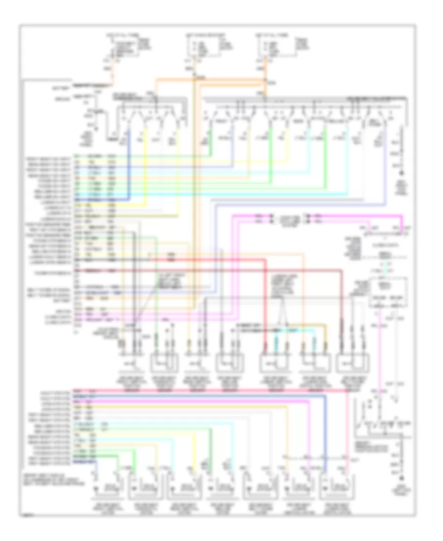 Memory Seat Wiring Diagram for Buick Park Avenue 2002