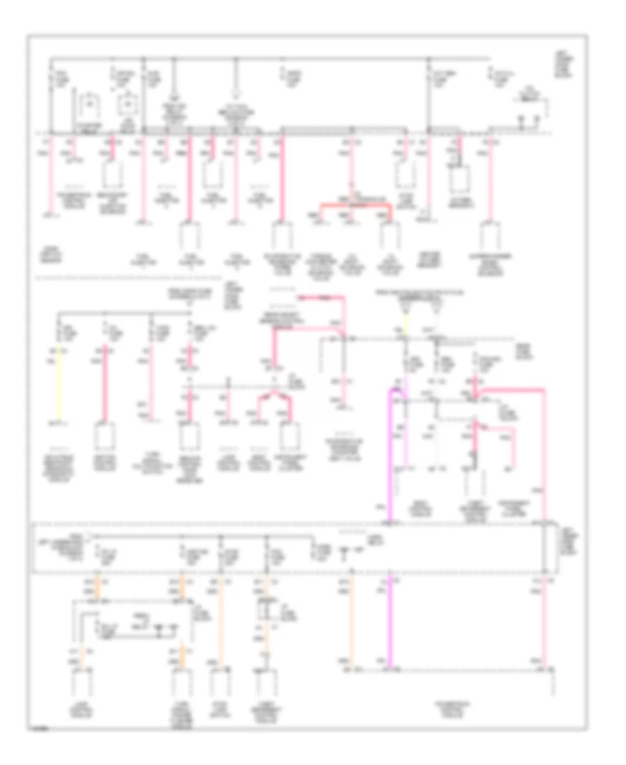 Power Distribution Wiring Diagram 4 of 4 for Buick Park Avenue 2002