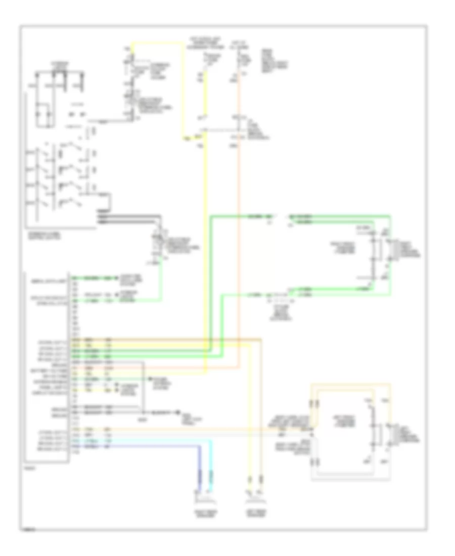 Base Radio Wiring Diagram for Buick Park Avenue 2002