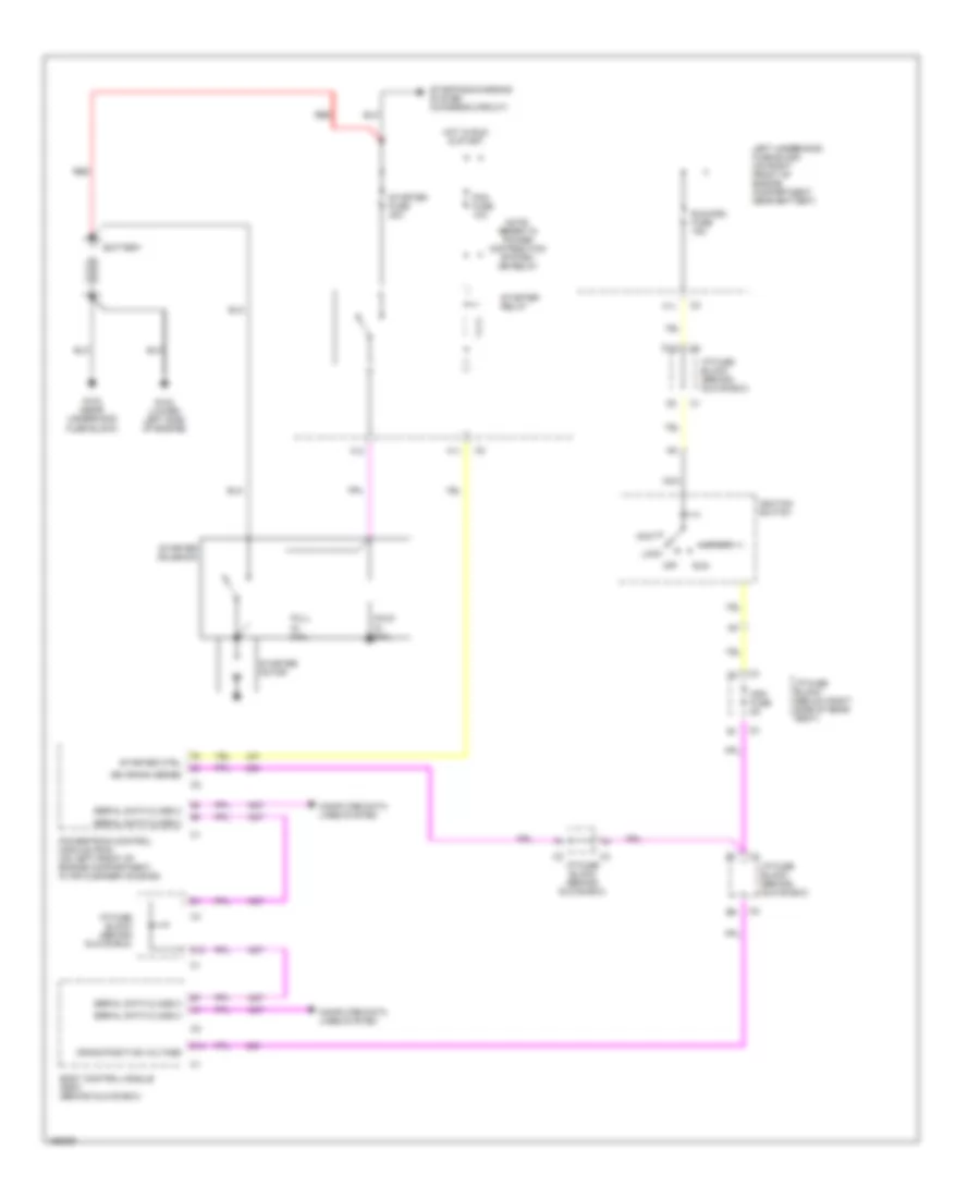 Starting Wiring Diagram for Buick Park Avenue 2002