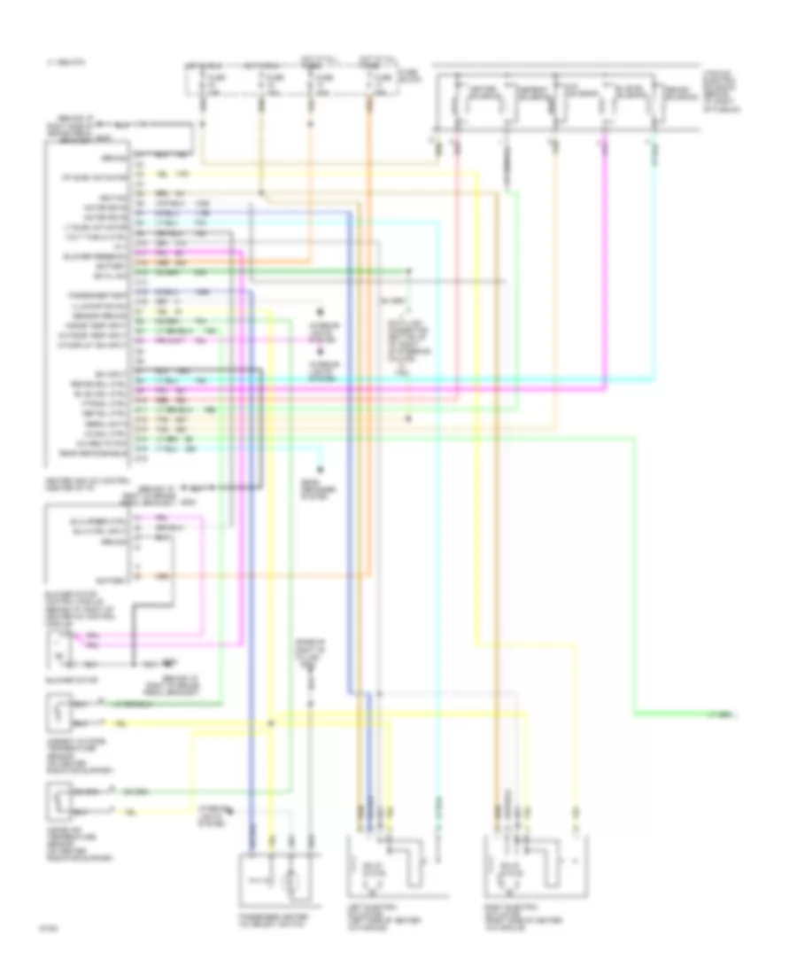 3 1L VIN M A C Wiring Diagram Auto A C 1 of 2 for Buick Regal Custom 1995