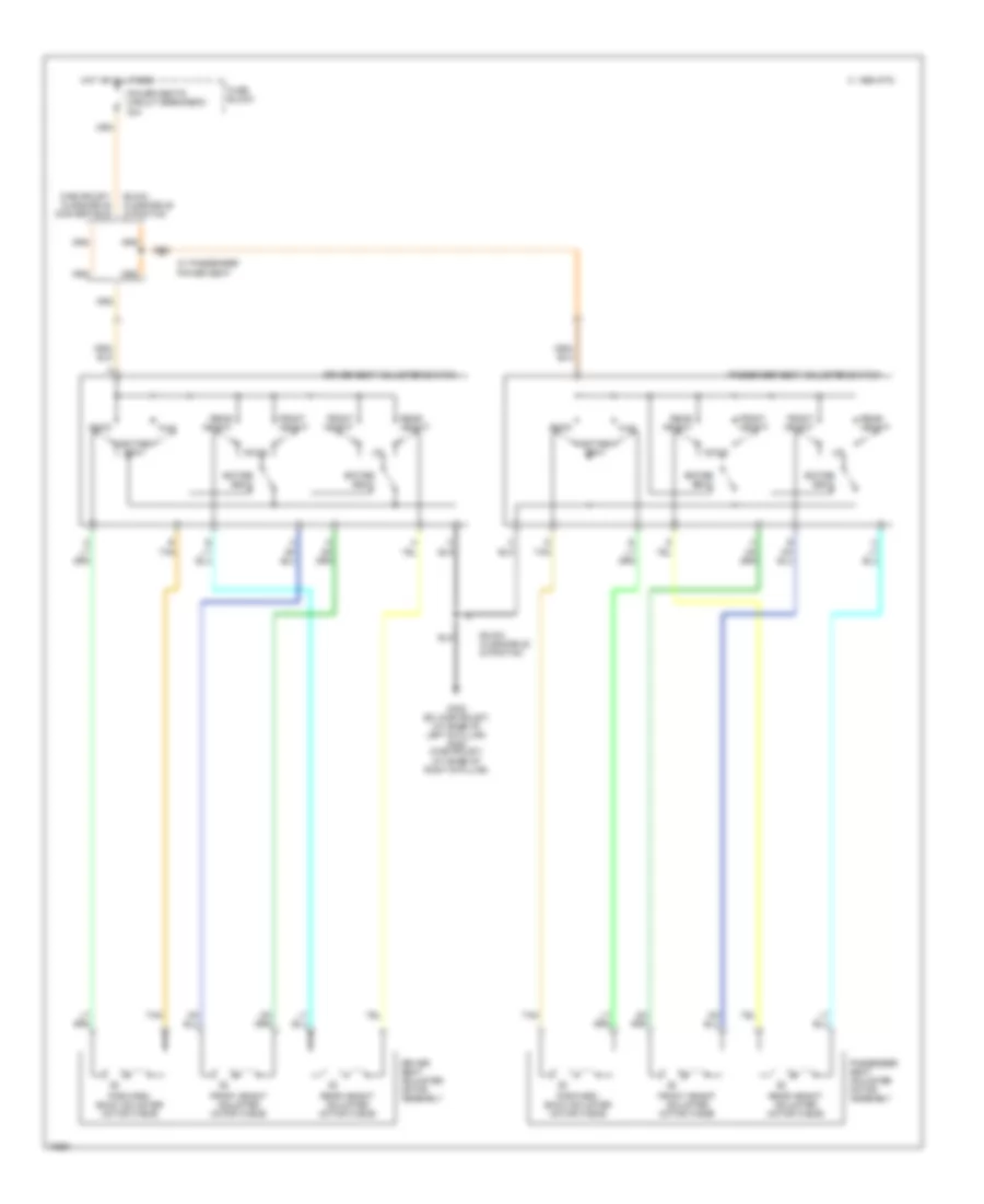 Power Seat Wiring Diagrams for Buick Regal Custom 1995