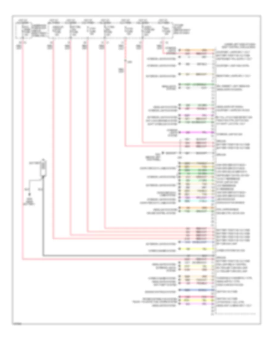 Body Control Modules Wiring Diagram (2 of 2) for Buick Enclave CXL 2008