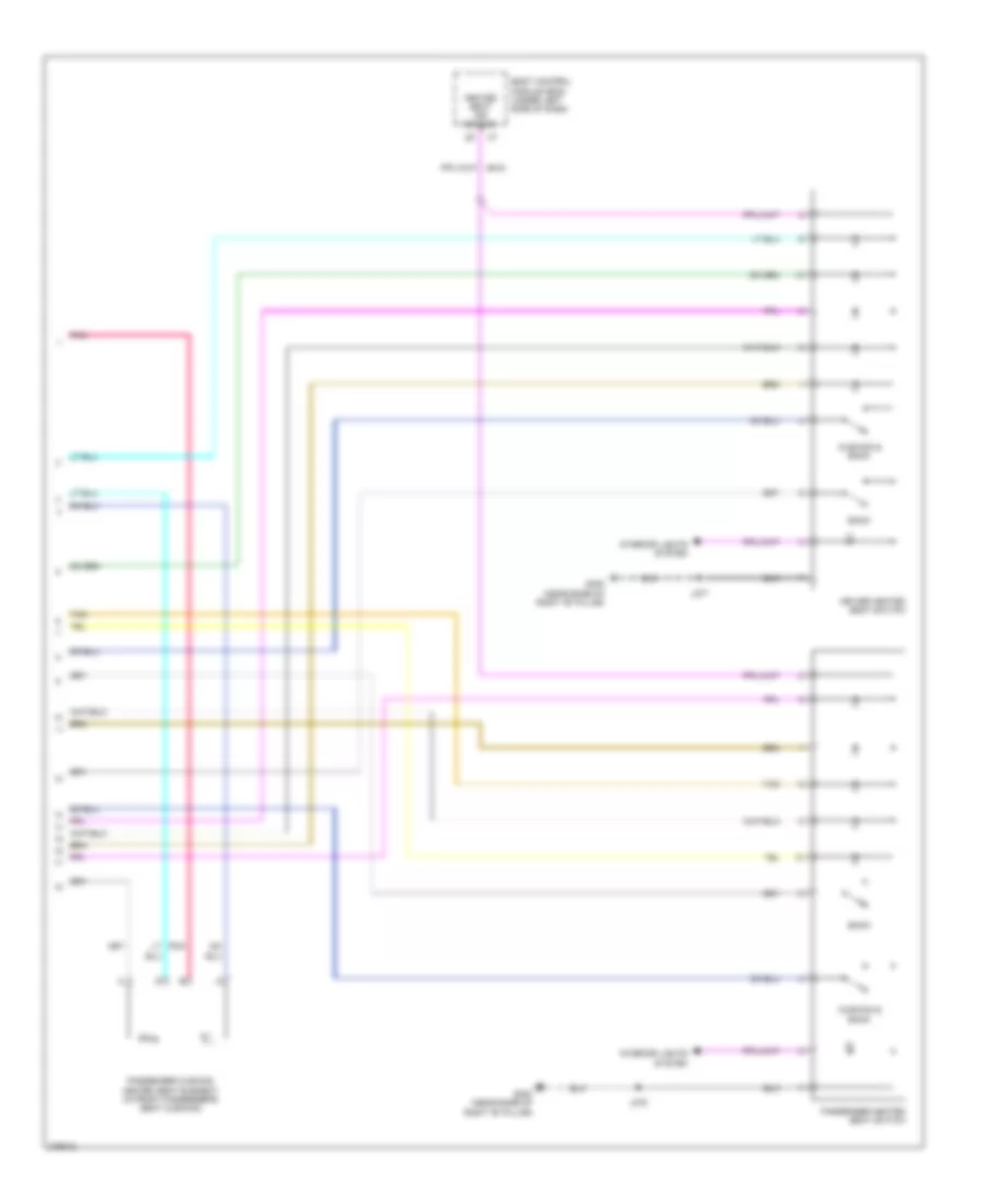 Heated Seats Wiring Diagram (2 of 2) for Buick Enclave CXL 2008