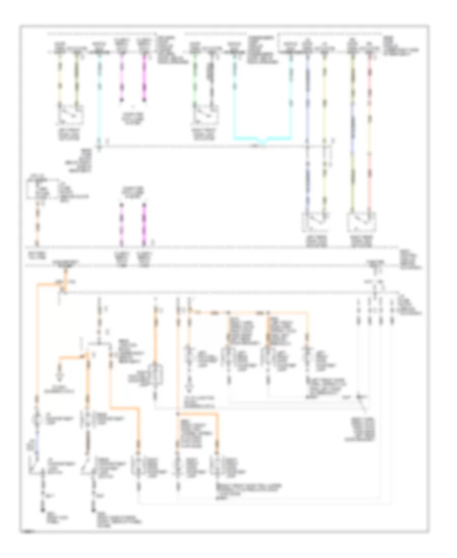 Courtesy Lamps Wiring Diagram 1 of 2 for Buick Park Avenue Ultra 2002