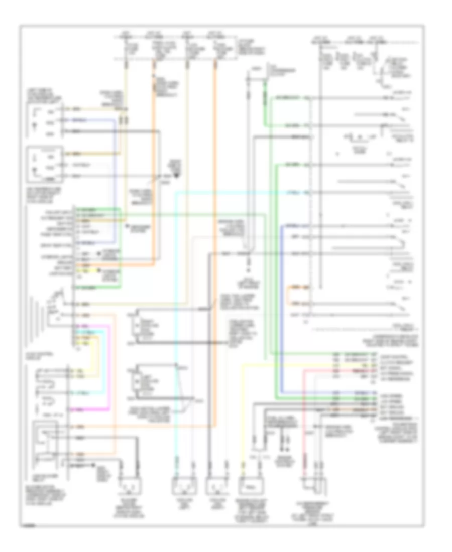 Manual AC Wiring Diagram for Buick Regal GS 2002