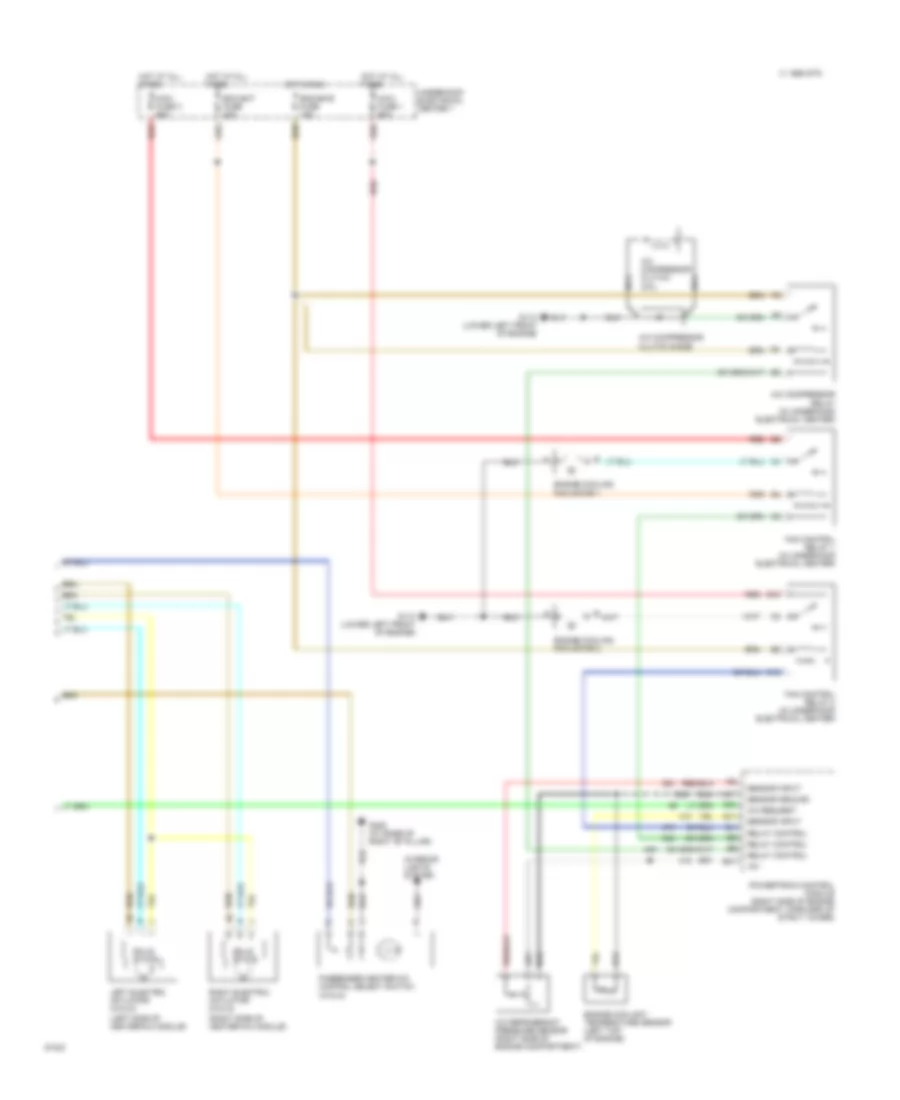 3.1L (VIN M), AC Wiring Diagram, Manual AC (2 of 2) for Buick Regal Limited 1995