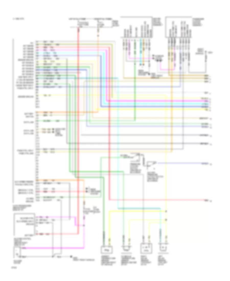 Air Conditioning Wiring Diagrams 1 of 2 for Buick Riviera 1995