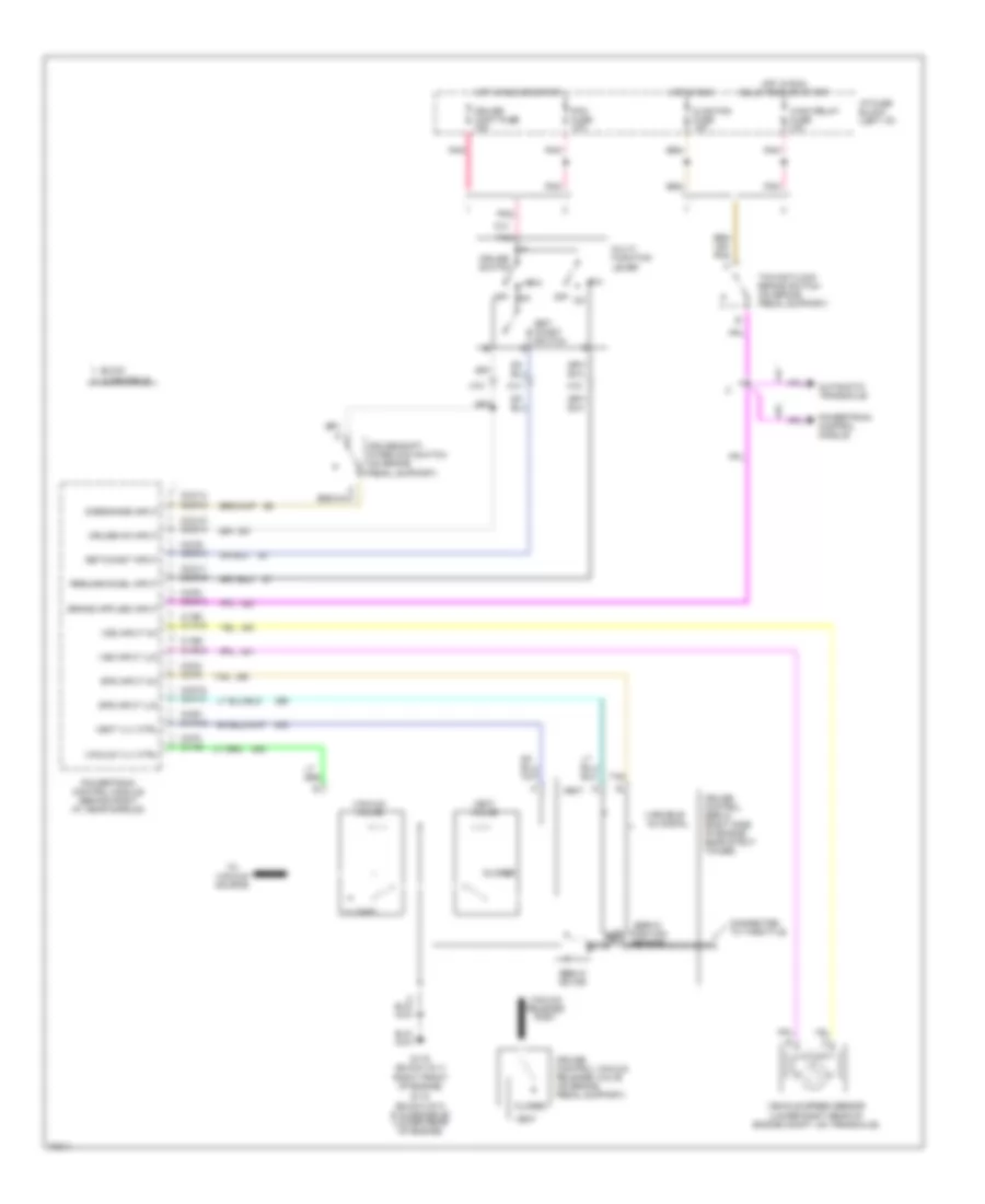 Cruise Control Wiring Diagram for Buick Riviera 1995