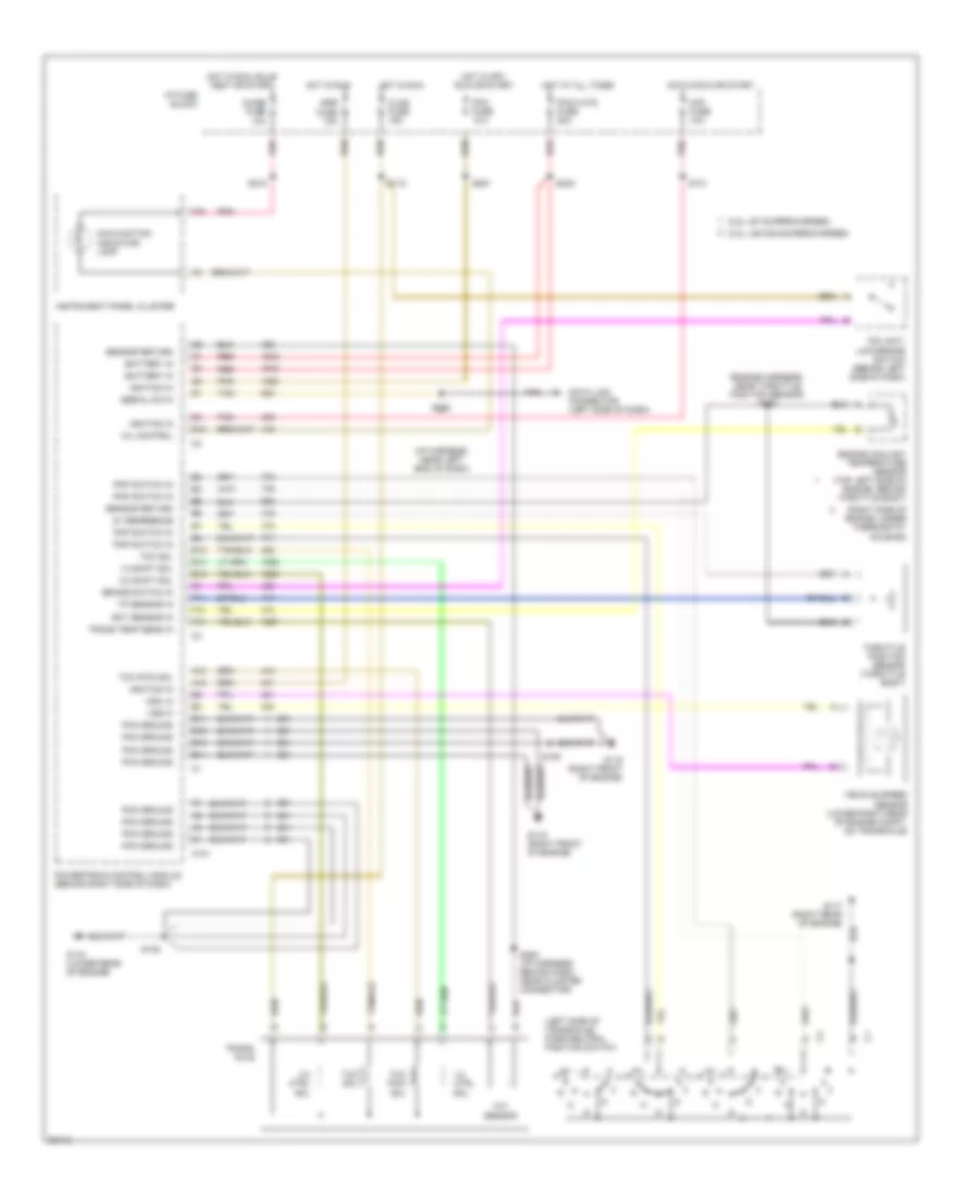 3 8L VIN 1 Transmission Wiring Diagram for Buick Riviera 1995