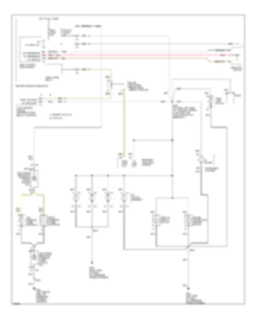 Instrument Illumination Wiring Diagram 1 of 2 for Buick Rendezvous CX 2002