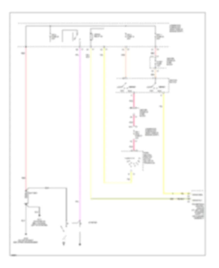 Starting Wiring Diagram for Buick Rendezvous CX 2002