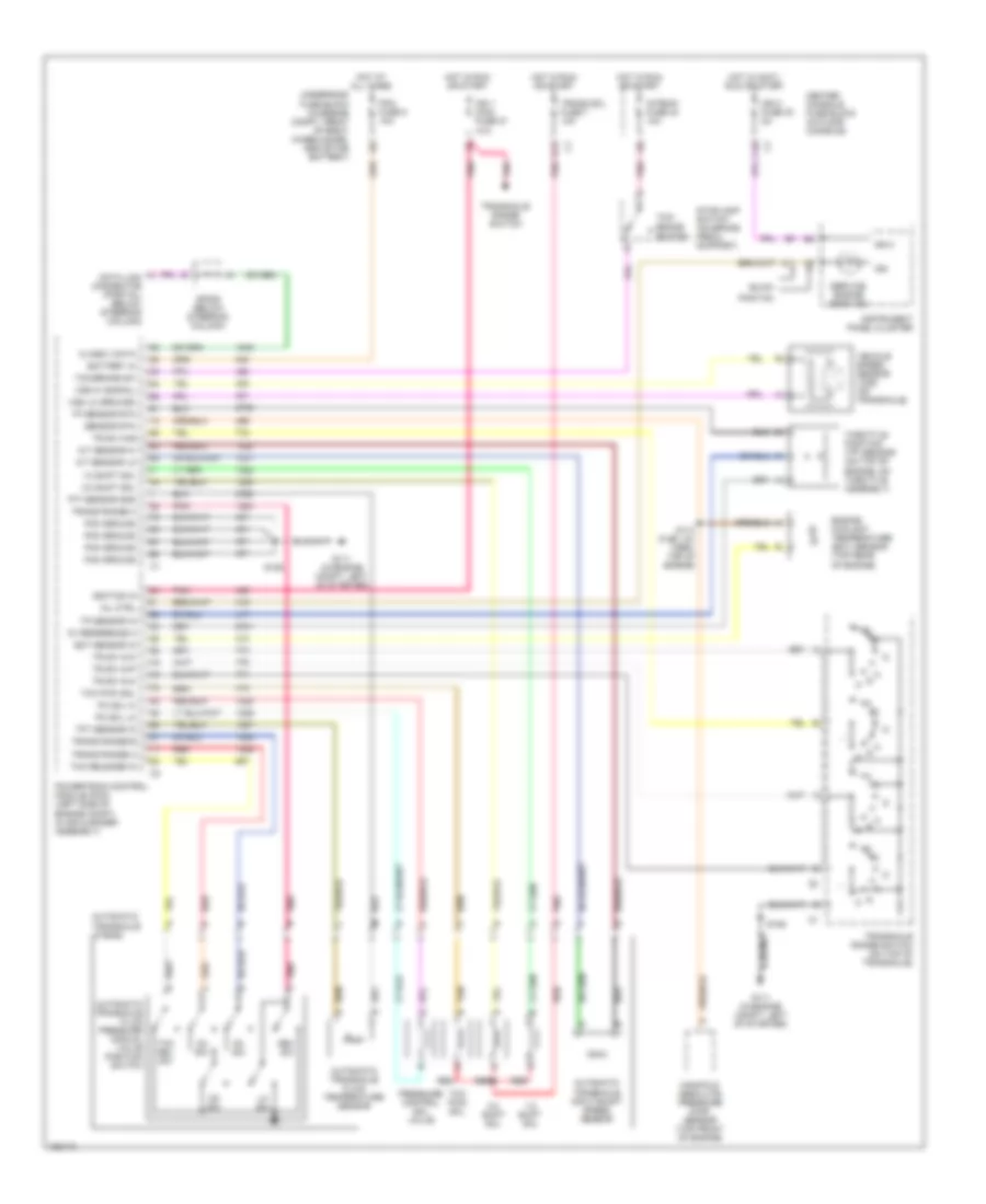 3 4L VIN E A T Wiring Diagram for Buick Rendezvous CX 2002