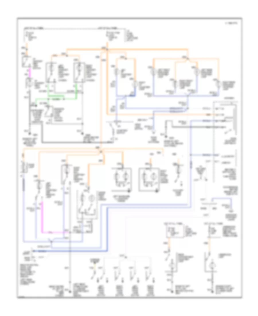 Courtesy Lamps Wiring Diagram for Buick Roadmaster 1995