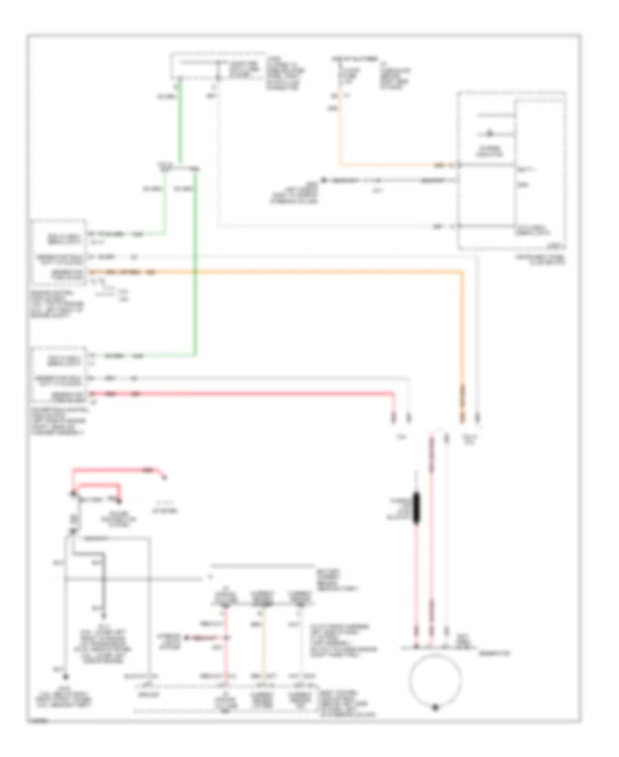 Charging Wiring Diagram for Buick LaCrosse Super 2008