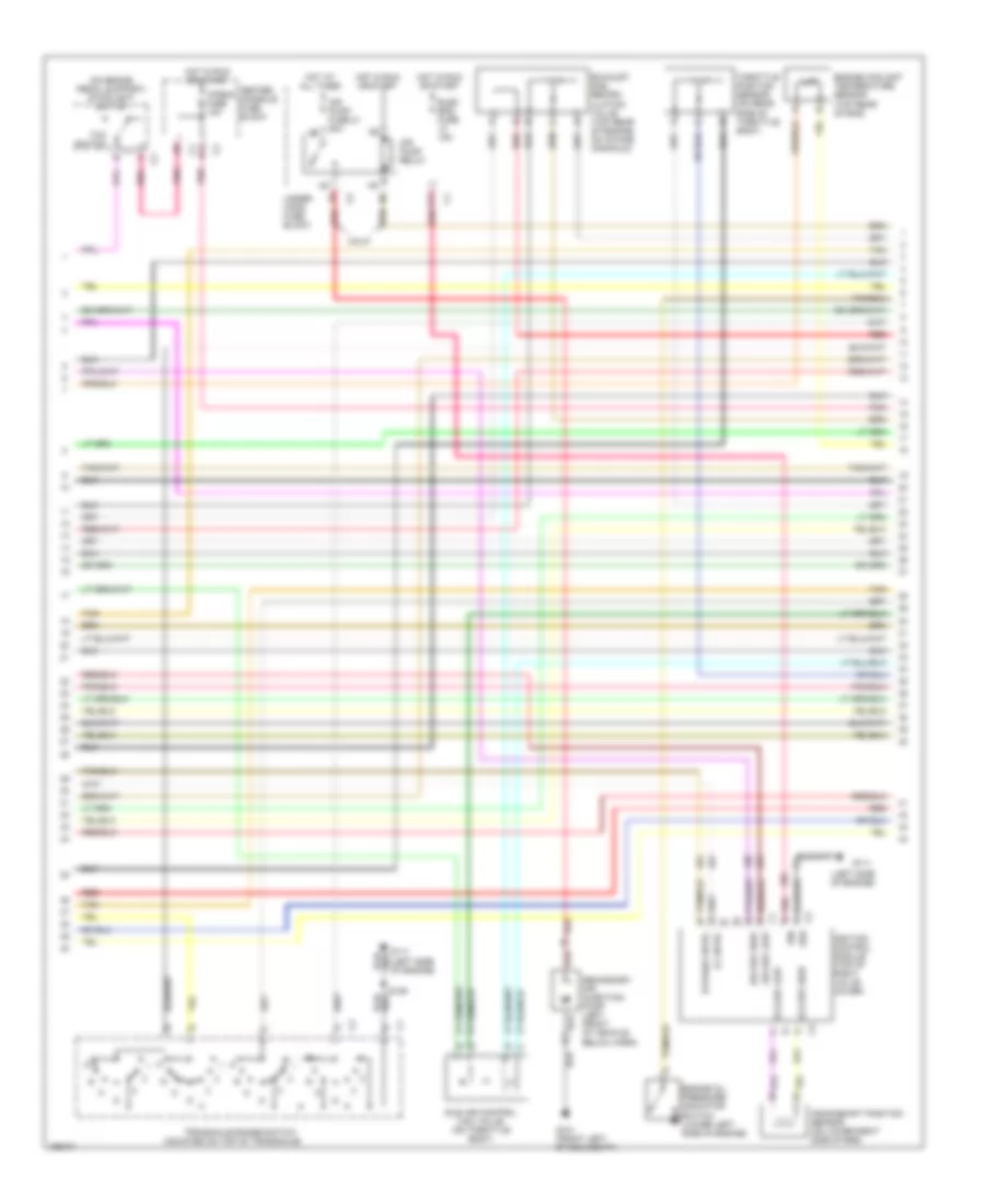 3 4L VIN E Engine Performance Wiring Diagrams 3 of 4 for Buick Rendezvous CXL 2002