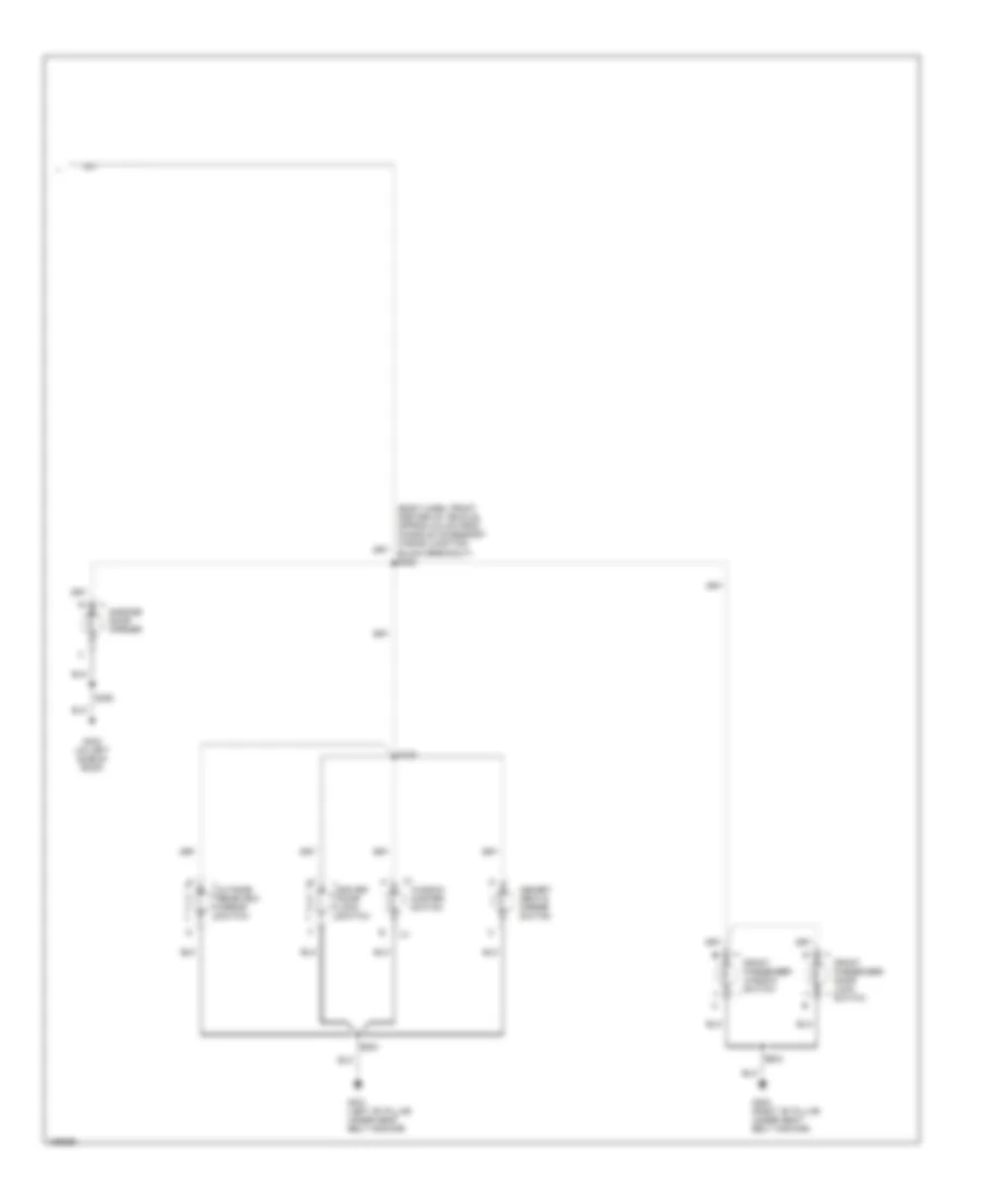 Instrument Illumination Wiring Diagram 2 of 2 for Buick Rendezvous CXL 2002