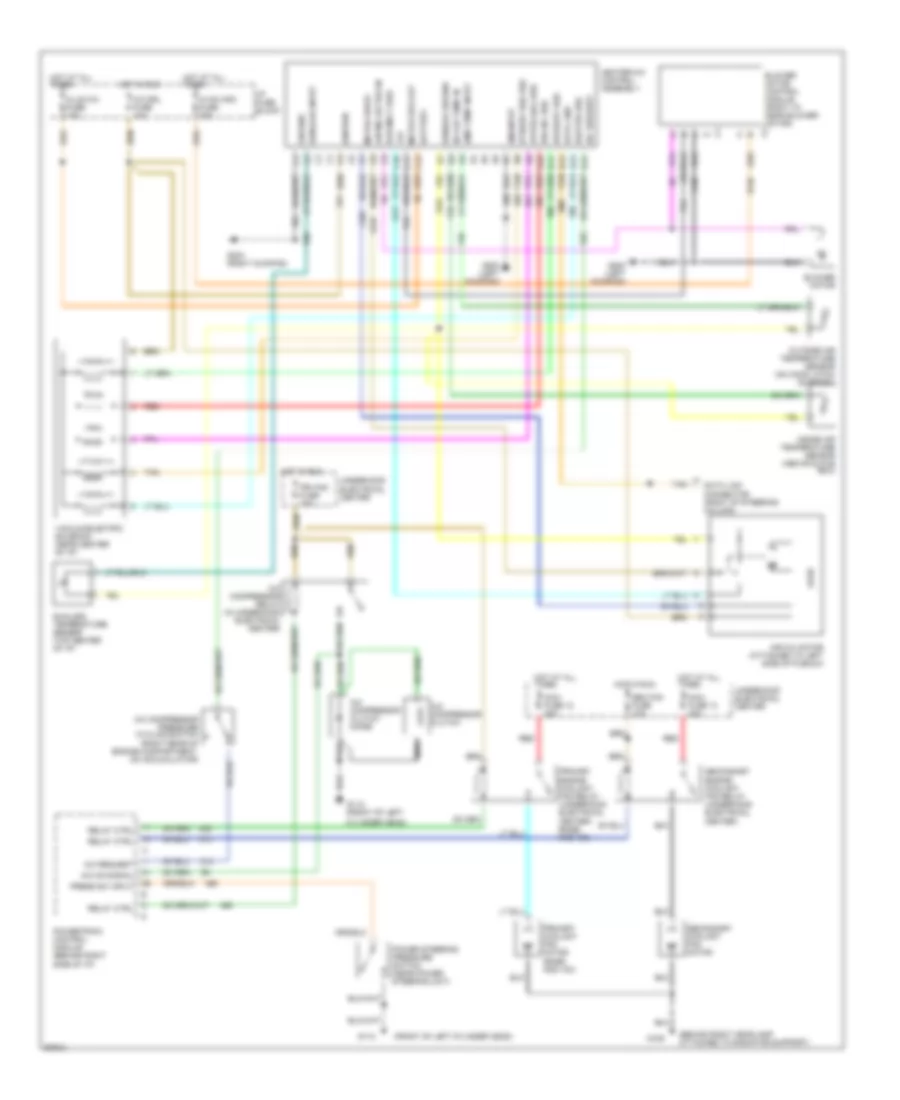 A C Wiring Diagram Auto A C for Buick Roadmaster Estate Wagon 1995