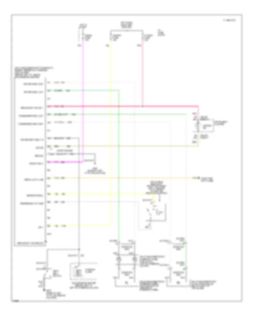 Supplemental Restraint Wiring Diagram for Buick Roadmaster Estate Wagon 1995
