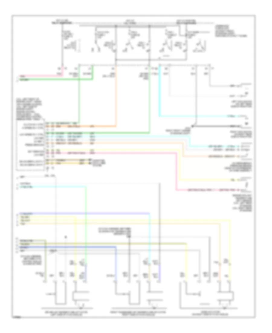 Automatic A C Wiring Diagram 2 of 2 for Buick Lucerne CX 2008