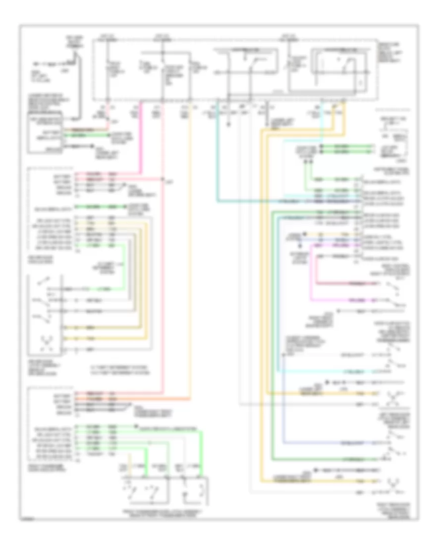 Forced Entry Wiring Diagram for Buick Lucerne CX 2008