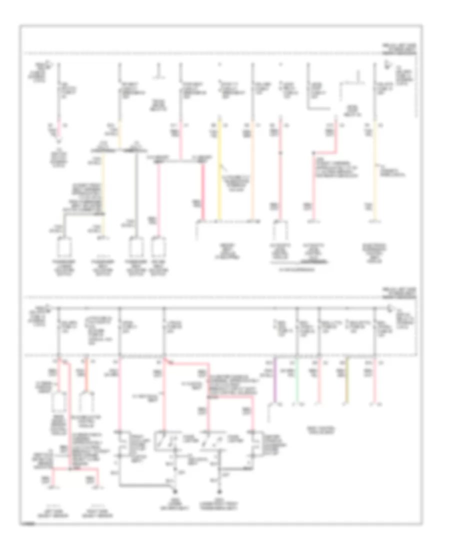 Power Distribution Wiring Diagram (3 of 5) for Buick Lucerne CX 2008