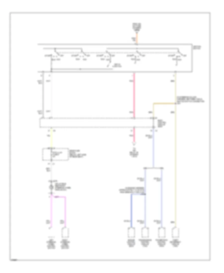 Power Distribution Wiring Diagram 5 of 5 for Buick Lucerne CX 2008