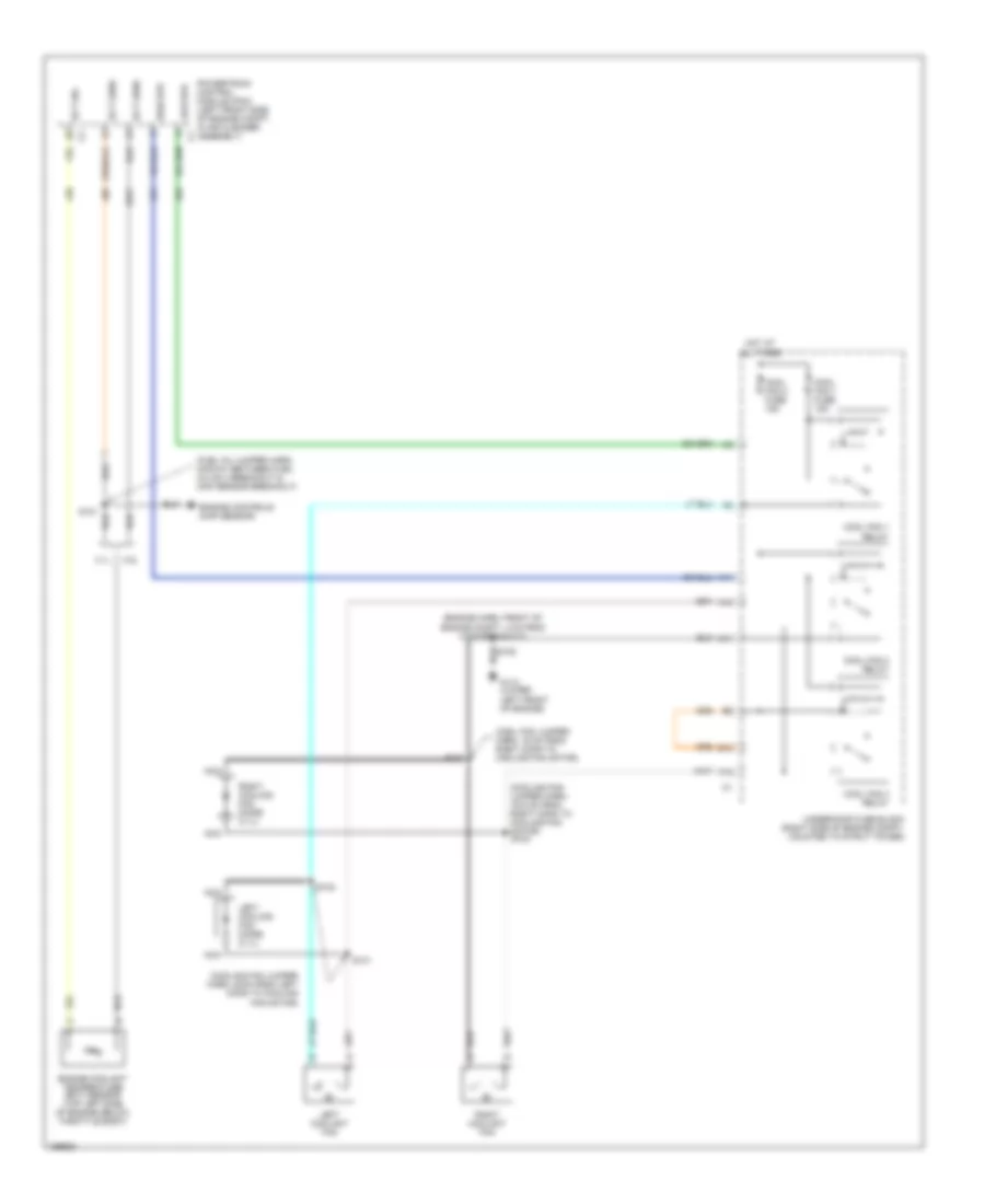 Cooling Fan Wiring Diagram for Buick Century 2003